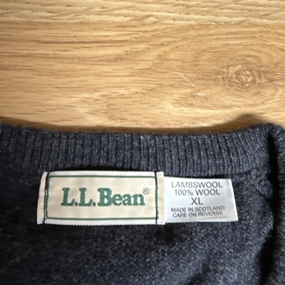 LL Bean Men's‎ XL Lambswool Pullover Vest